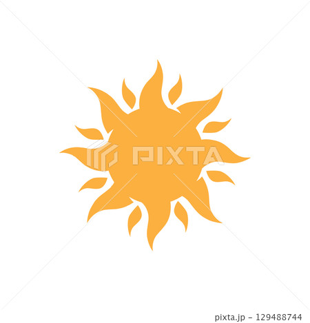 sun ilustration design 129488744