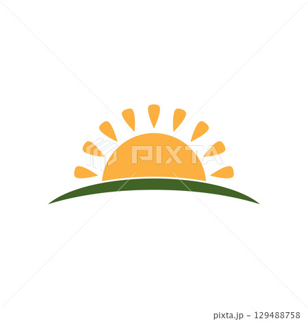 sun ilustration design 129488758