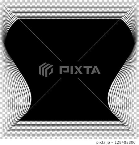 Square frame emblem blend line gradient for banner, badges, flyer 129488806