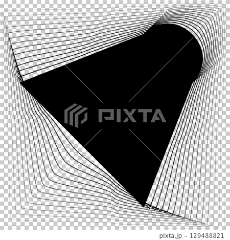 Square frame emblem blend line gradient for banner, badges, flyer Square frame emblem blend line gradient for banner, badges, flyer 129488821