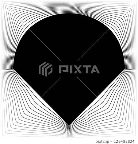 Square frame emblem blend line gradient for banner, badges, flyer 129488824