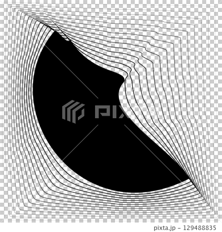 Square frame emblem blend line gradient for banner, badges, flyer 129488835