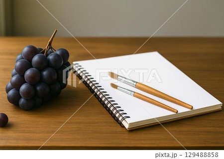 秋の味覚を楽しむ季節素材 ほっこり温もり感じる画像セット ぶどう 秋の味覚を楽しむ季節素材 ほっこり温もり感じる画像セット ぶどう 129488858