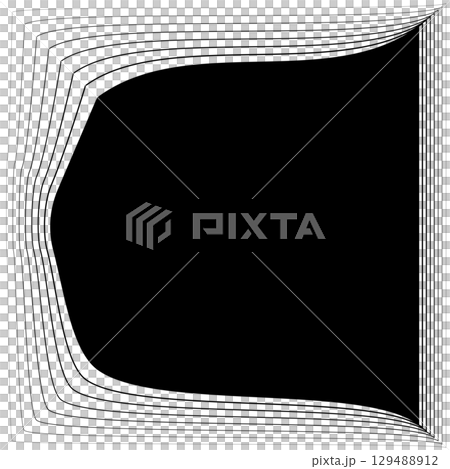 Square frame emblem blend line gradient for banner, badges, flyer 129488912