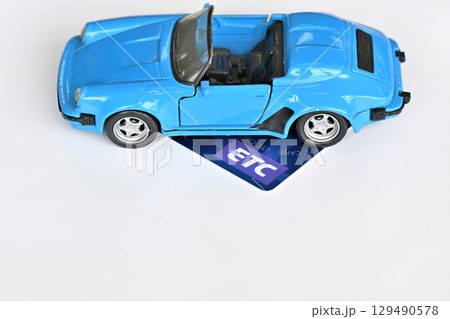 ETCカードとミニカー ETCカードとミニカー 129490578
