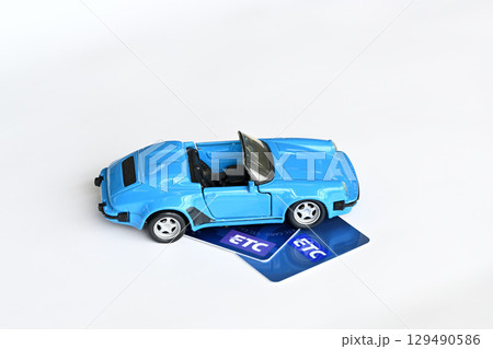 ETCカードとミニカー 129490586