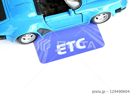 ETCカードとミニカー 129490604