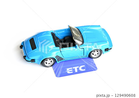 ETCカードとミニカー 129490608