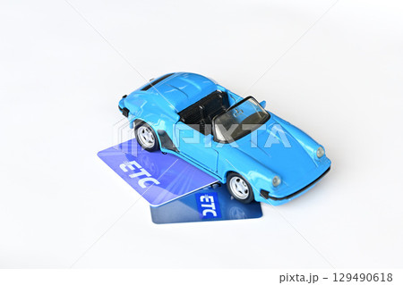 ETCカードとミニカー ETCカードとミニカー 129490618