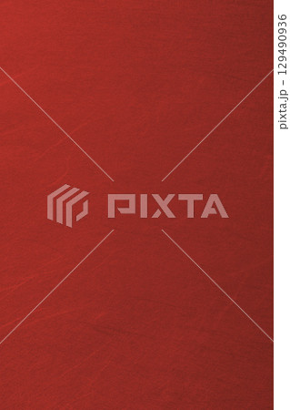 赤色の和紙の背景 129490936
