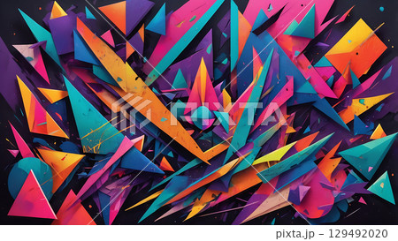 Iridescent Highlights On Textured Maximalist Surface 129492020