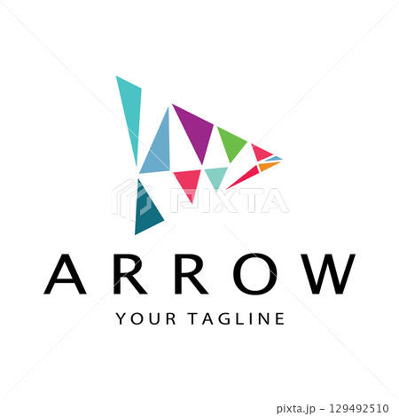 Arrow vector illustration icon 129492510
