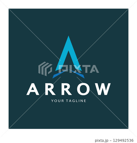 Arrow vector illustration icon 129492536