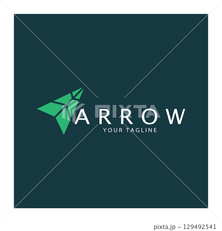 Arrow vector illustration icon Arrow vector illustration icon 129492541