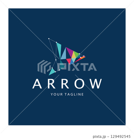 Arrow vector illustration icon 129492545
