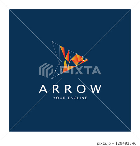 Arrow vector illustration icon 129492546