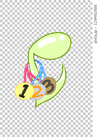 帶有獎章的音符 129492988