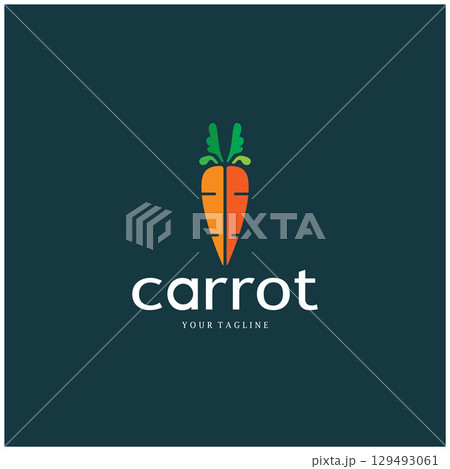 Carrot Illustration Creative Design Carrot Agricultural Product Logo Icon, Carrot Processing,vegan food, Farmers Market,Vector Carrot Illustration Creative Design Carrot Agricultural Product Logo Icon, Carrot Processing,vegan food, Farmers Market,Vector 129493061