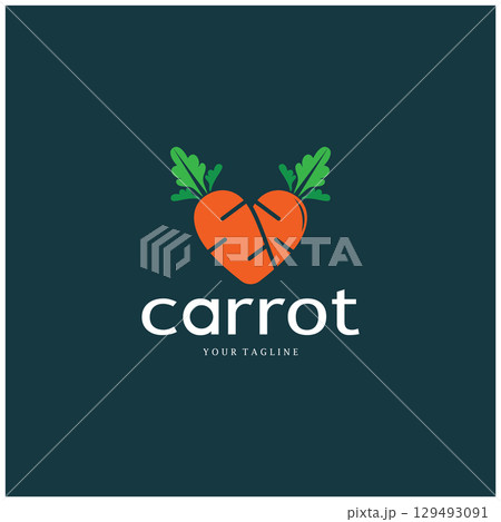 Carrot Illustration Creative Design Carrot Agricultural Product Logo Icon, Carrot Processing,vegan food, Farmers Market,Vector Carrot Illustration Creative Design Carrot Agricultural Product Logo Icon, Carrot Processing,vegan food, Farmers Market,Vector 129493091