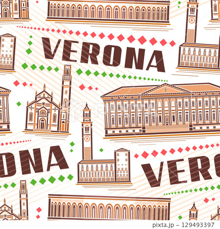 Vector Verona Seamless Pattern Vector Verona Seamless Pattern 129493397