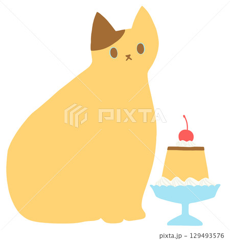 ネコとプリン ネコとプリン 129493576
