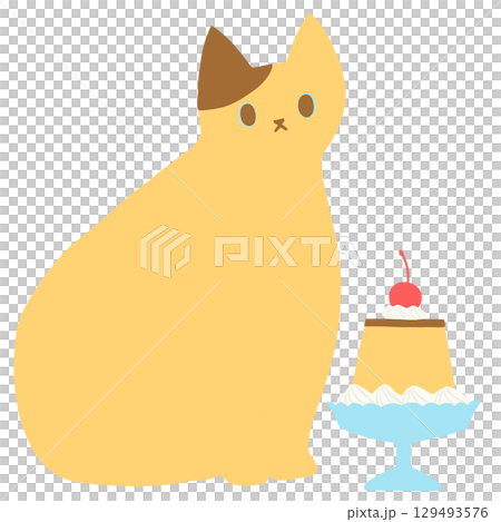 ネコとプリン ネコとプリン 129493576