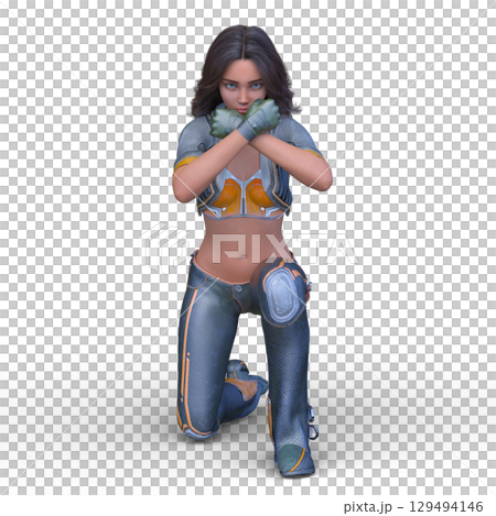 Female fighter 129494146