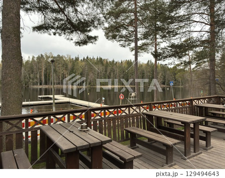 フィンランドの人気サウナ、クーシャルヴィのカフェ 129494643