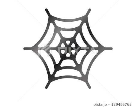 Classic spider web or net for Halloween decoration icon Classic spider web or net for Halloween decoration icon 129495763