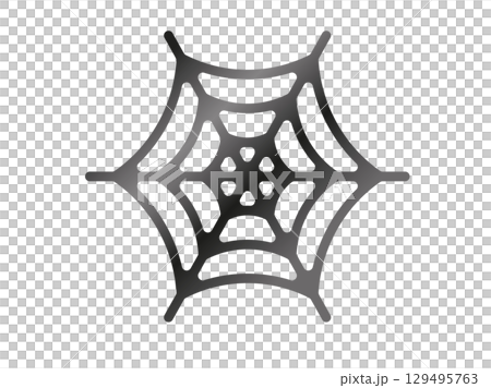Classic spider web or net for Halloween decoration icon Classic spider web or net for Halloween decoration icon 129495763