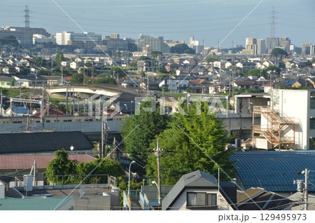 多摩丘陵眺望　八王子市 129495973