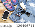 accessories of lifestyle woma relax summer season  129496711