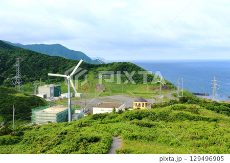 津軽海峡ヒカマニ第2展望台から青函トンネル記念館方面の景色 129496905