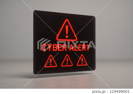 Cyber threat alert warning sign with phishing attack risk and email security spam protection for online fraud and digital cybersecurity threat prevention Cyber threat alert warning sign with phishing attack risk and email security spam protection for online fraud and digital cybersecurity threat prevention 129499001