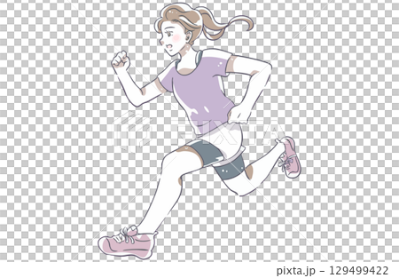 女子短跑 129499422