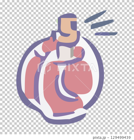 香水瓶噴霧插圖 129499439