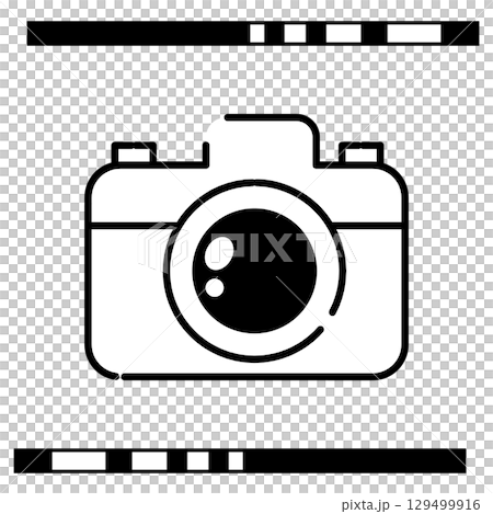 シンプルなカメラのイラストアイコン 129499916
