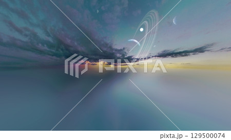 水平線 水平線 129500074