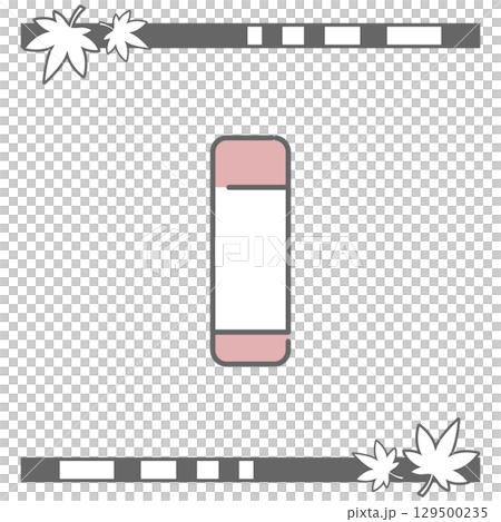 Single pastel crayon illustration 129500235