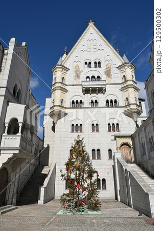 白鳥城の内部寄り縦構図 129500302