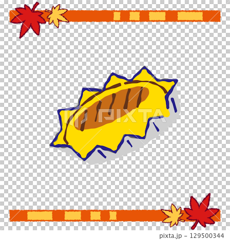 sweet potato illustration 129500344