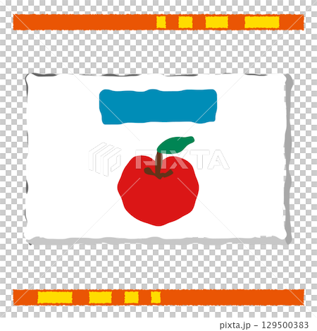 Red apple picture book illustration Red apple picture book illustration 129500383