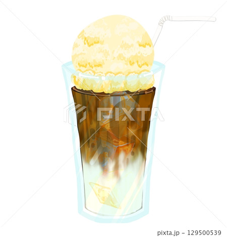 おいしいカフェラテフロート 129500539