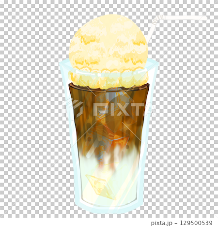 おいしいカフェラテフロート 129500539