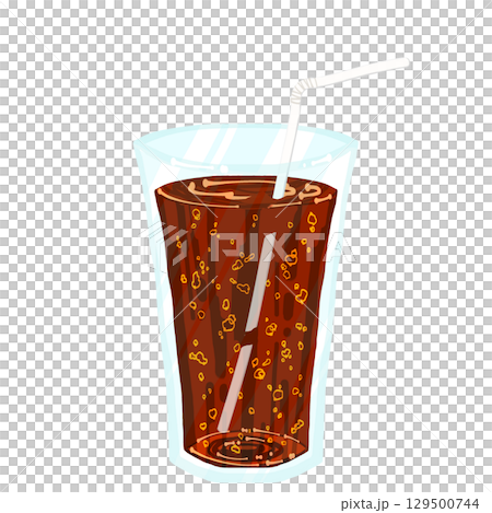 Cola with a straw Cola with a straw 129500744