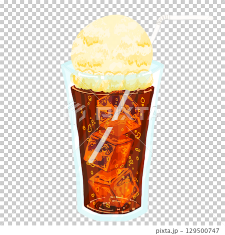 おいしいコーラフロート 129500747