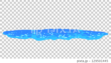 海のラフなイラスト 129501445
