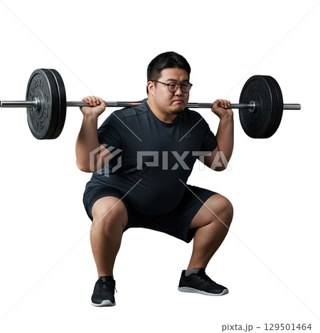 運動する男性 129501464