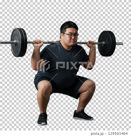 運動する男性 129501464