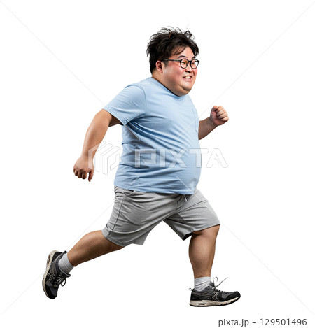 運動する男性 129501496